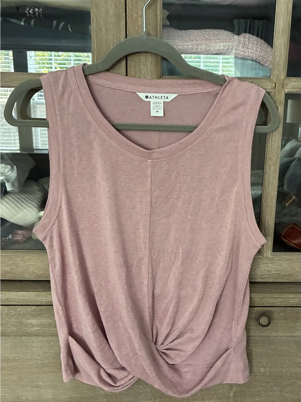 Athleta Women's Dusty Rose Breezy Twist Tank